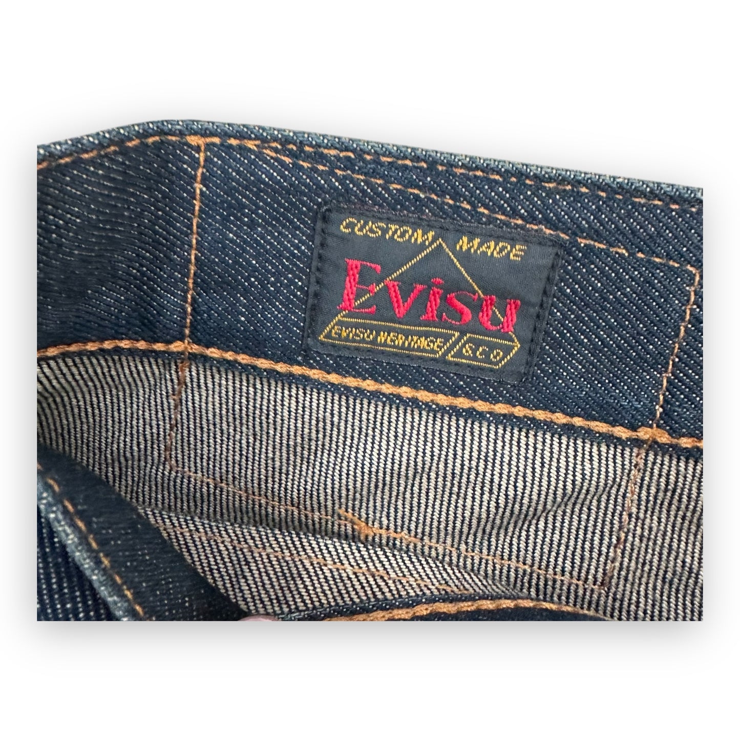 Jeans Evisu Seagull Lot 0445 Red/White (XS)