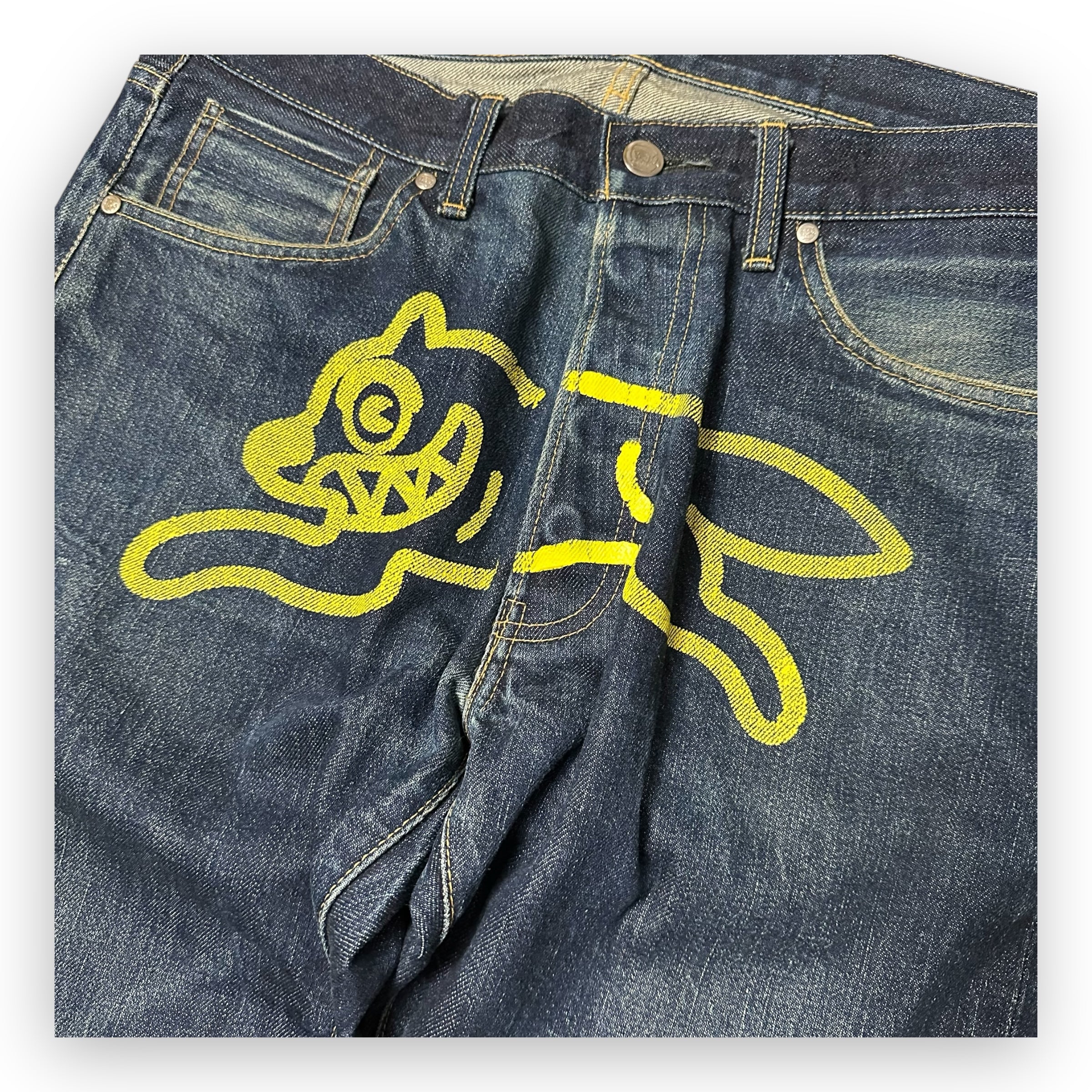 Jeans BBC (Billionaire Boys Club) Astro Boy Yellow