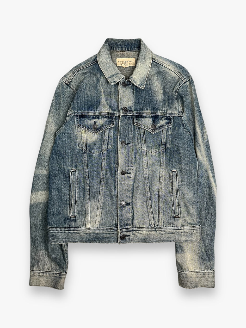 Ralph Lauren Denim & Supply Faded Denim Jacket Eagle USA