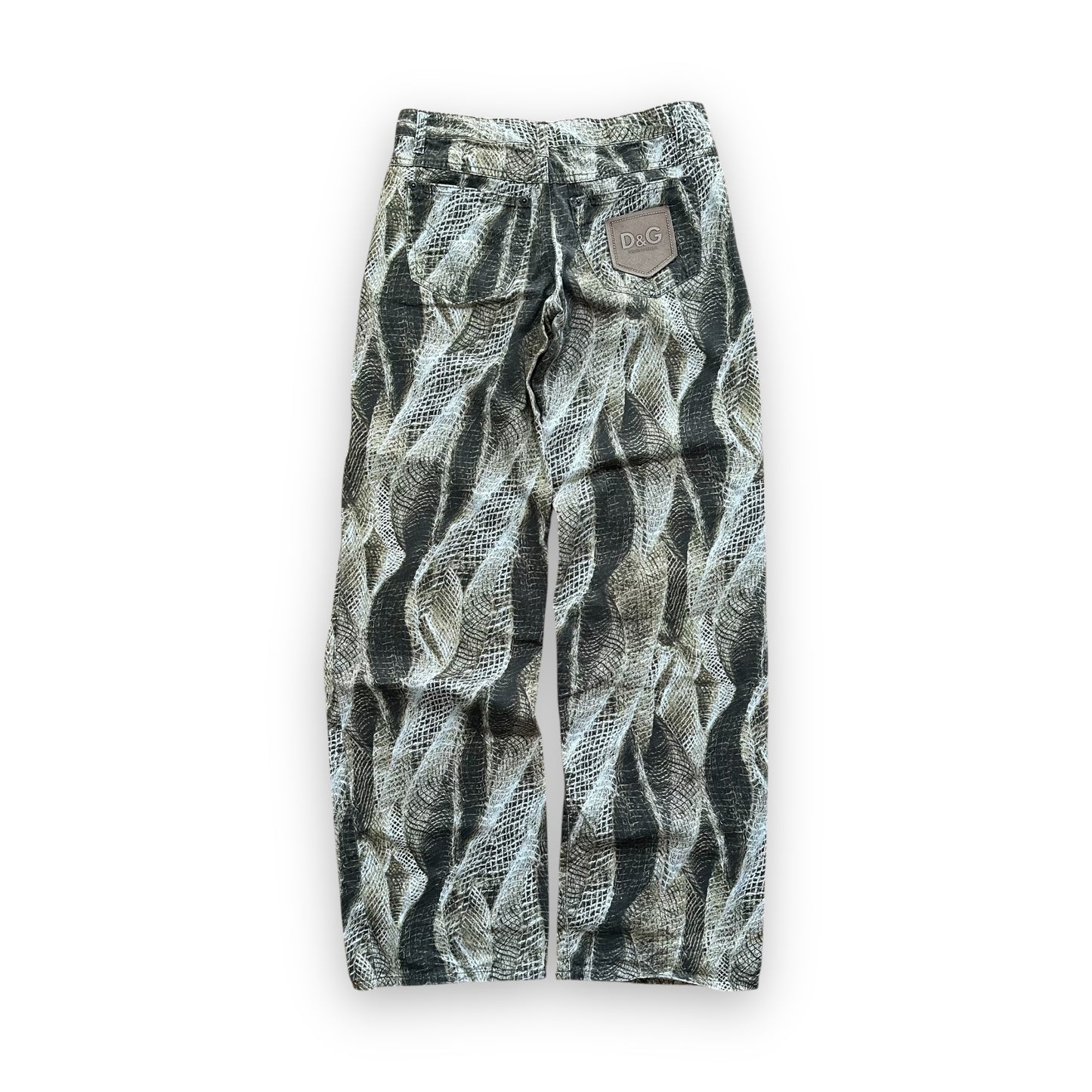 Jeans Dolce & Gabbana Snakeskin Print vintage (S)