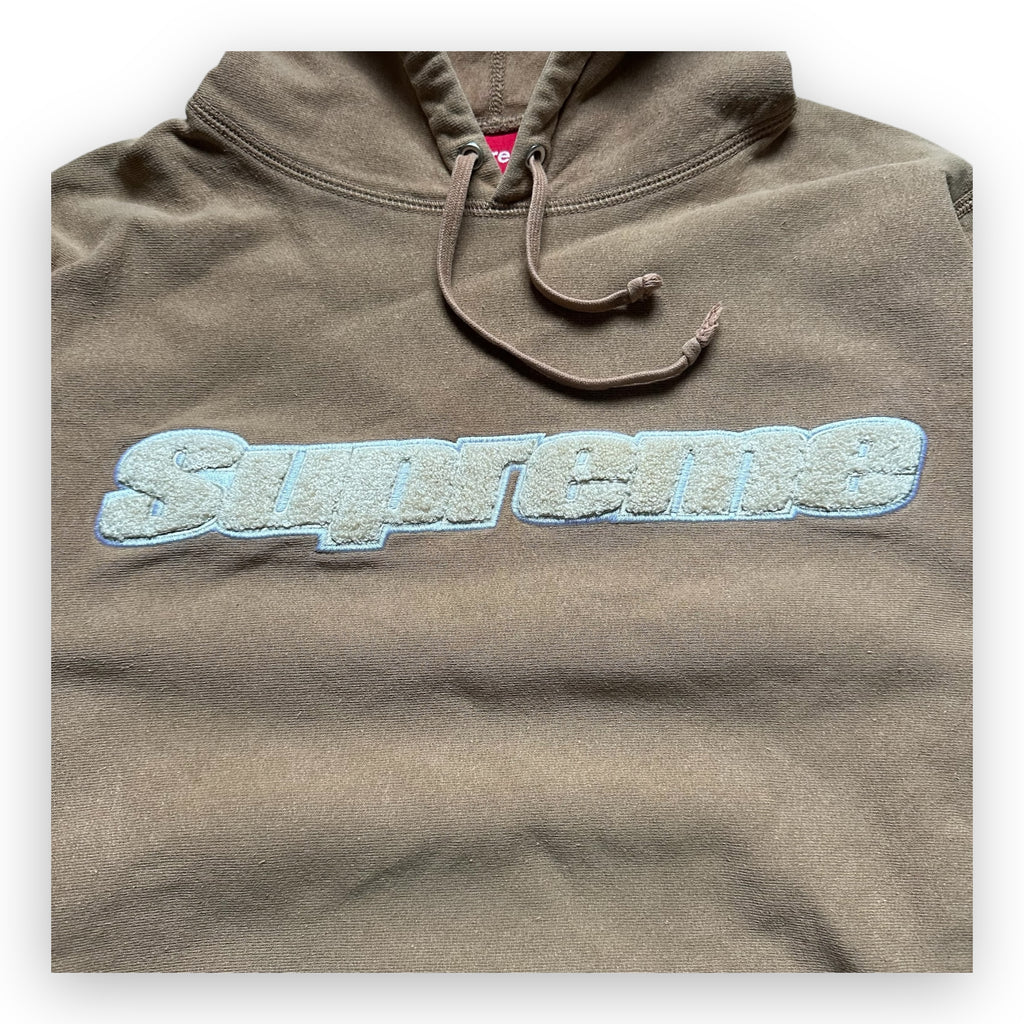 Sweatshirt Hoodie Supreme Chenille Brown SS19