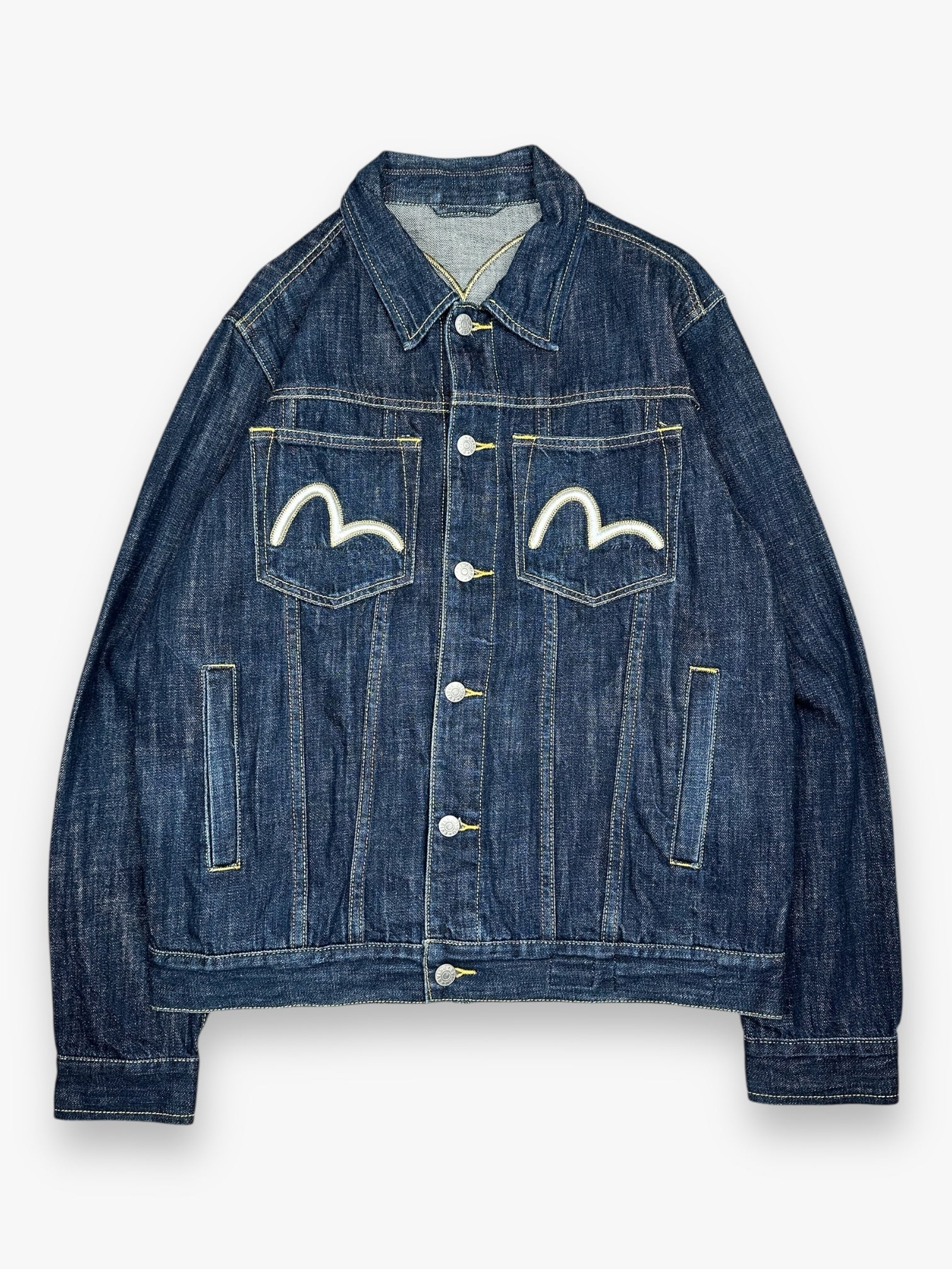 Evisu Denim Jacket Daicock Gold Blue