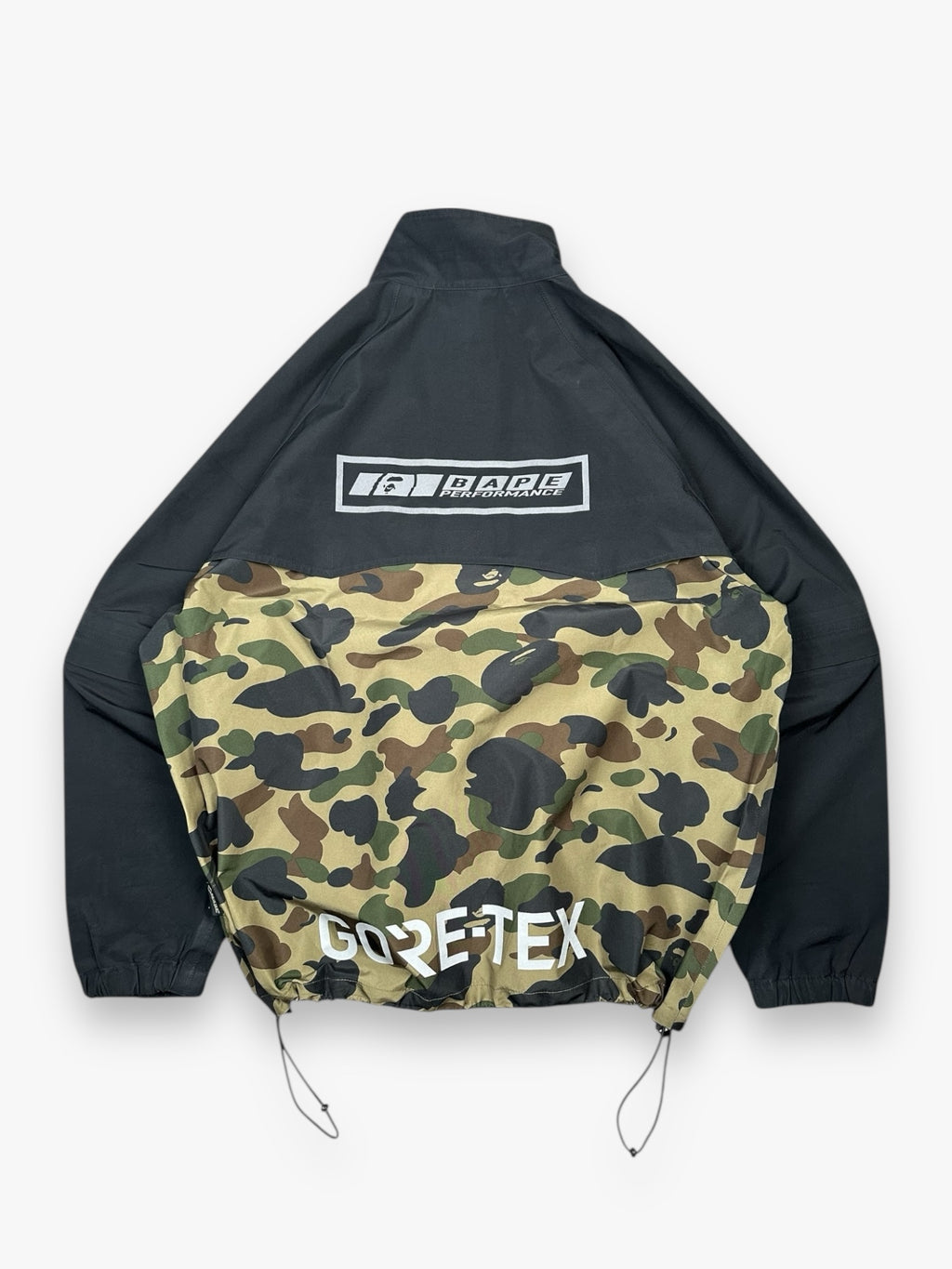 BAPE Gore-Tex Jacket Detachable Sleeve Black 1st Camo SS19