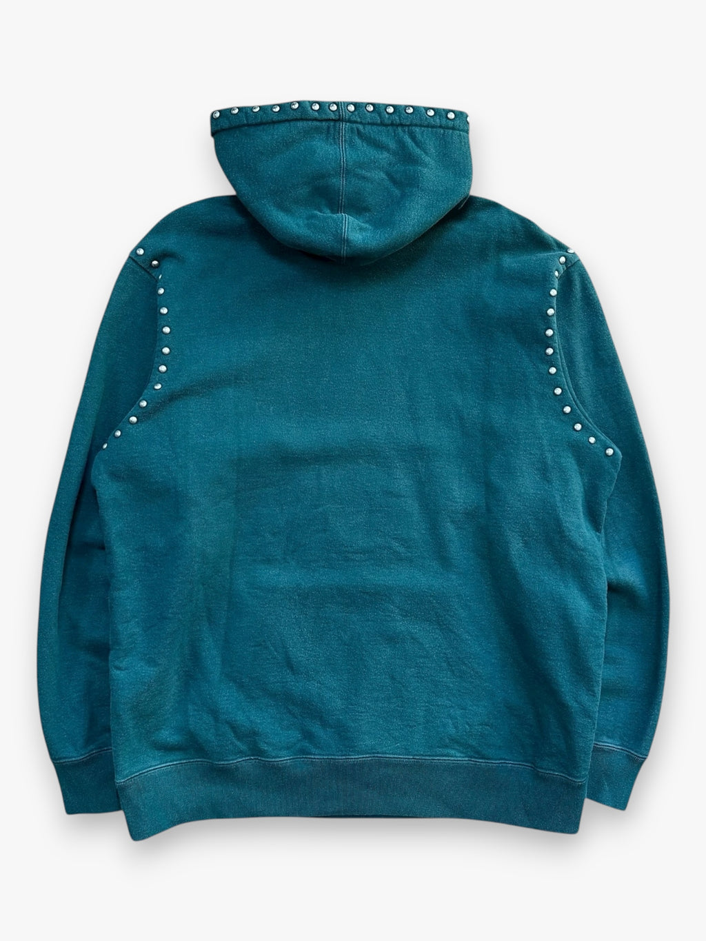 Sweatshirt Hoodie Supreme Studded Dark Green FW18
