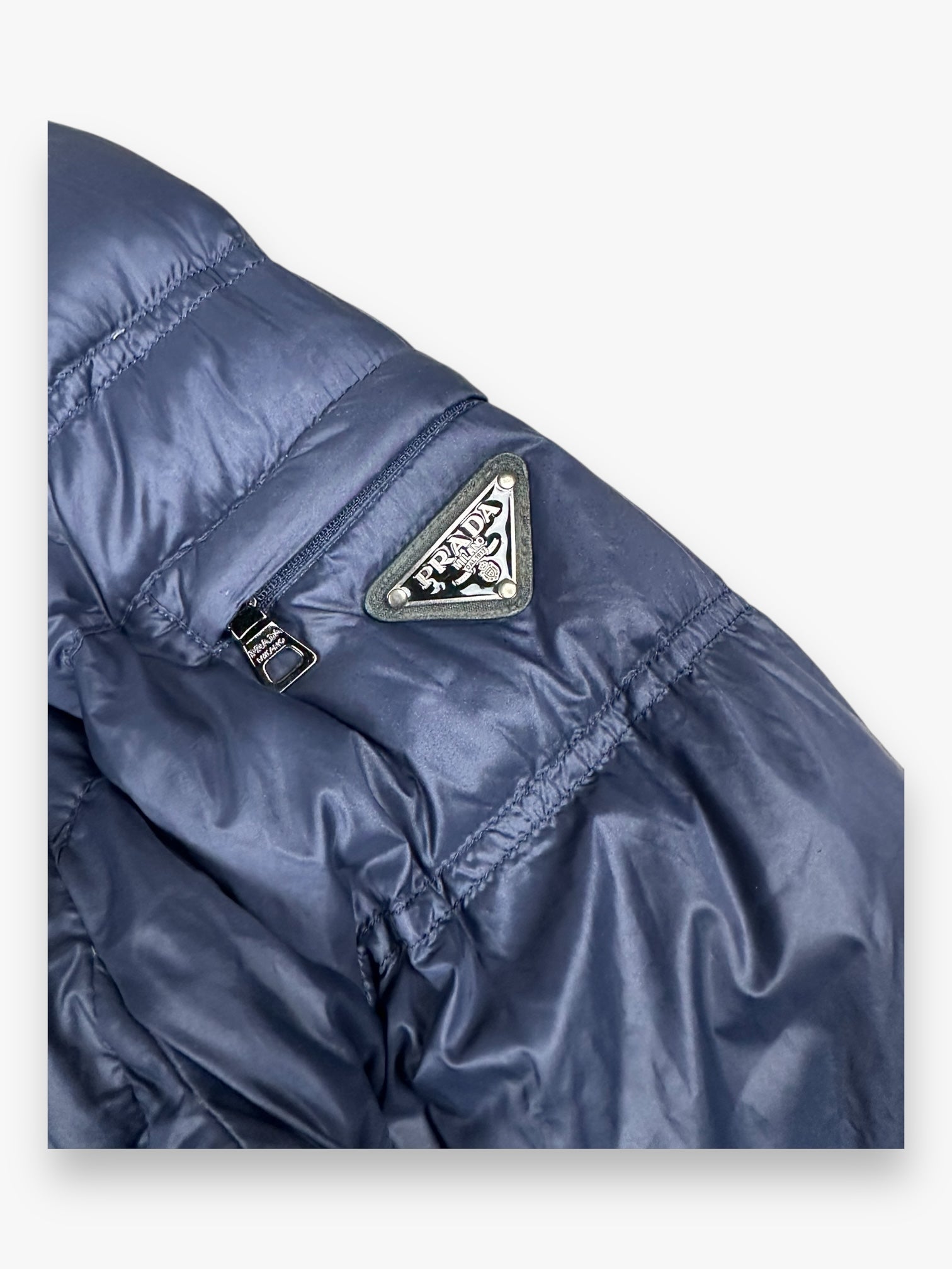 Puffer Jacket Prada Navy