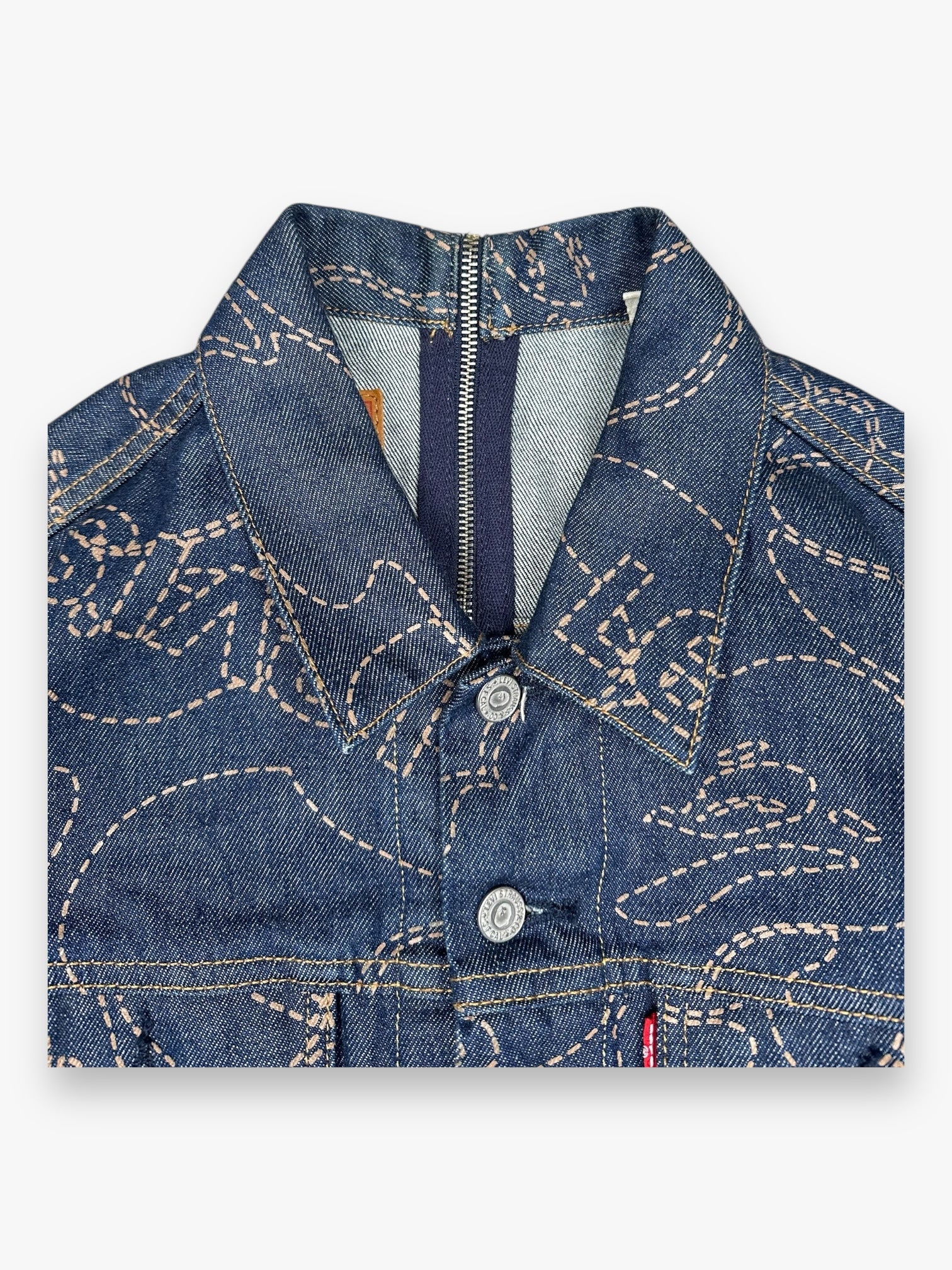 BAPE Levi’s Zip Denim Jacket Indigo SS21