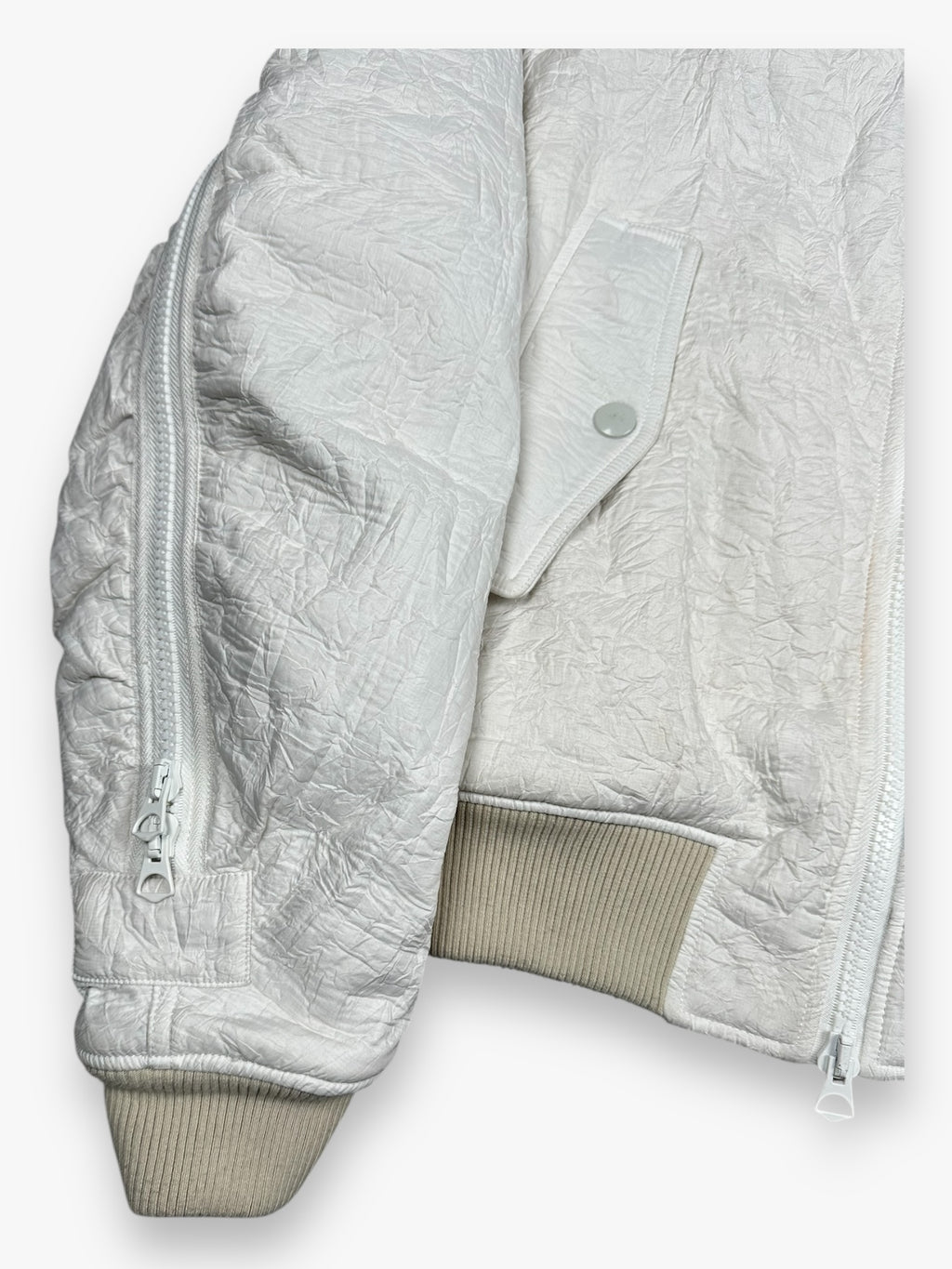 Jacket Dries Van Noten Bomber Zip Vellow White