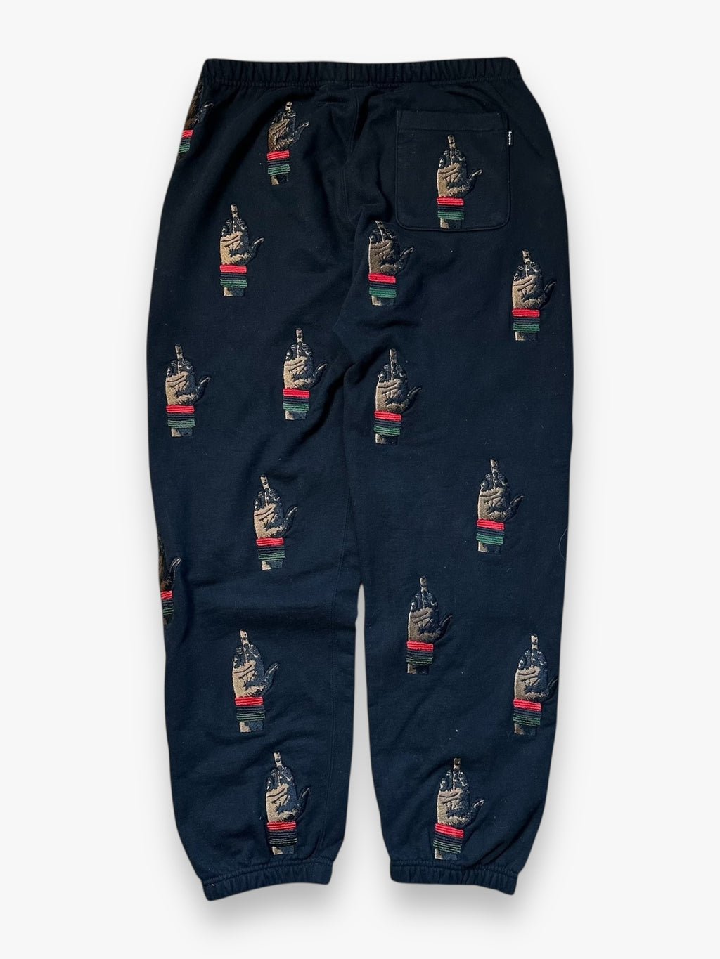Sweatpant Supreme dead prez RBG Embroidered Black FW19