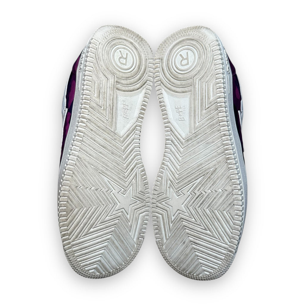 Bape Sta Low Color Purple Camo