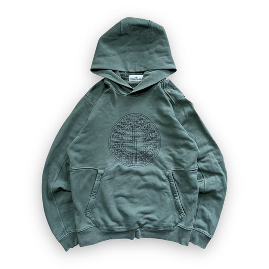 Sweatshirt Hoodie Stone Island Kaki (L)