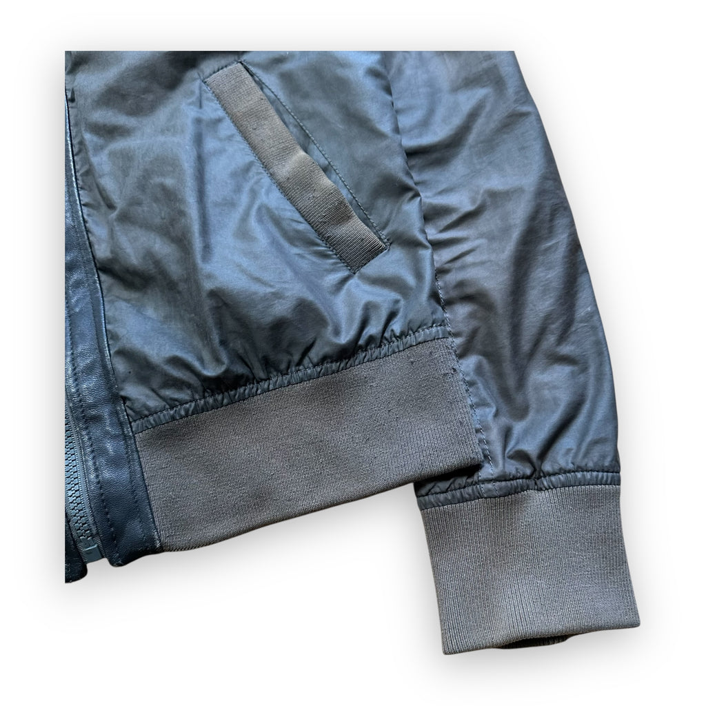 Jacket Dolce & Gabbana Hybrid Nylon Leather Brown vintage