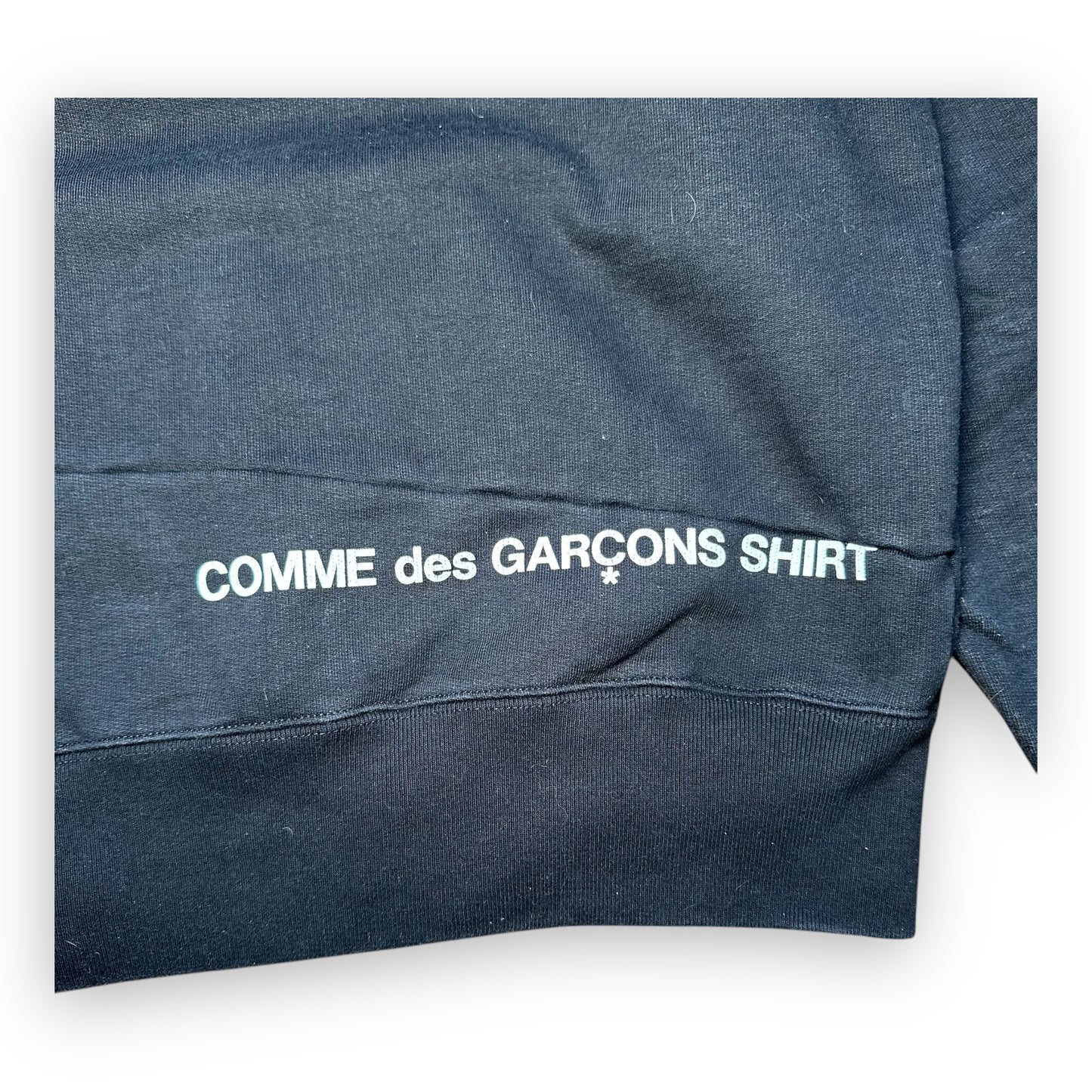 Sweatshirt Hoodie Supreme Comme des Garcons SHIRT Split Box Logo Black FW18 (M)