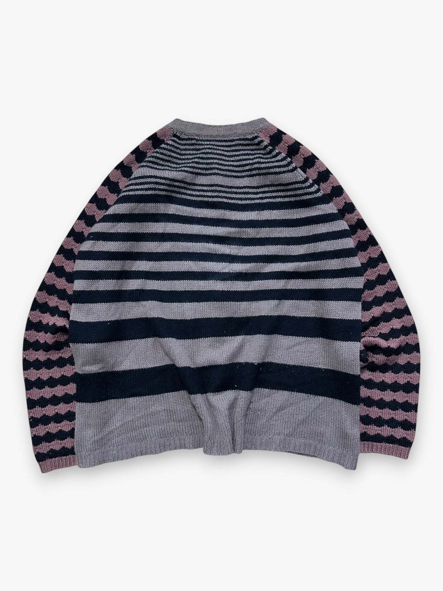 Cardigan Marni Striped Black Brown vintage