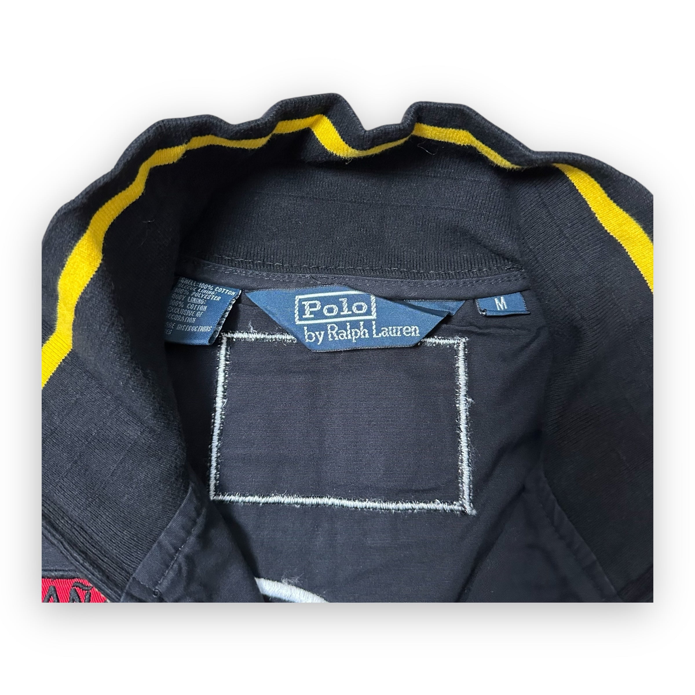 Jacket Ralph Lauren Flag Spain Black vintage