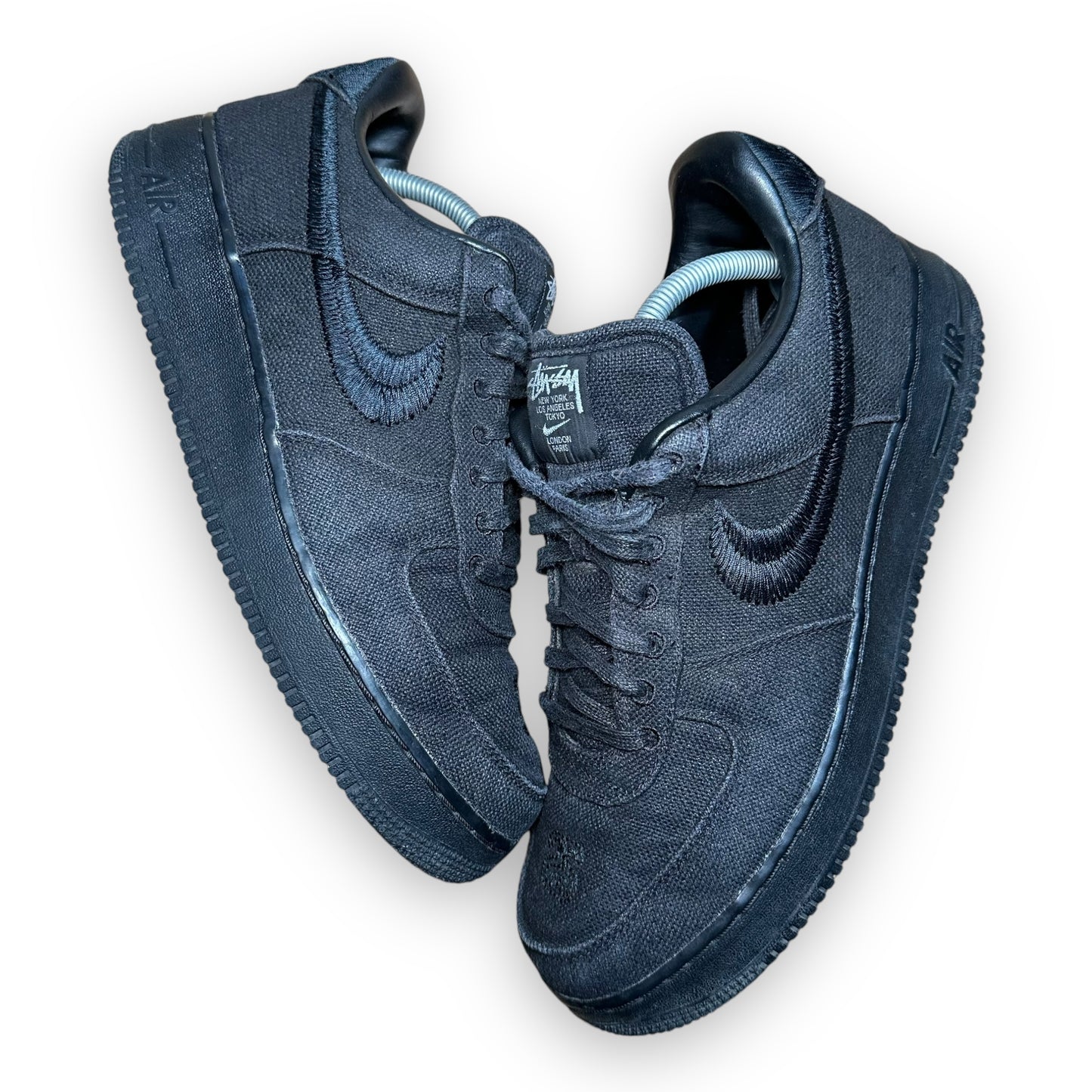 EU46 - US12 - UK11 • Air Force 1 Low Stussy Black