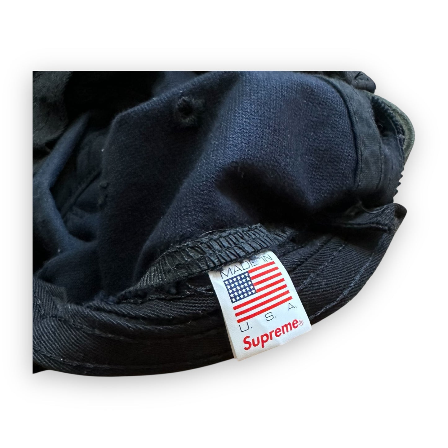 Cap Supreme Corduroy Camp Black