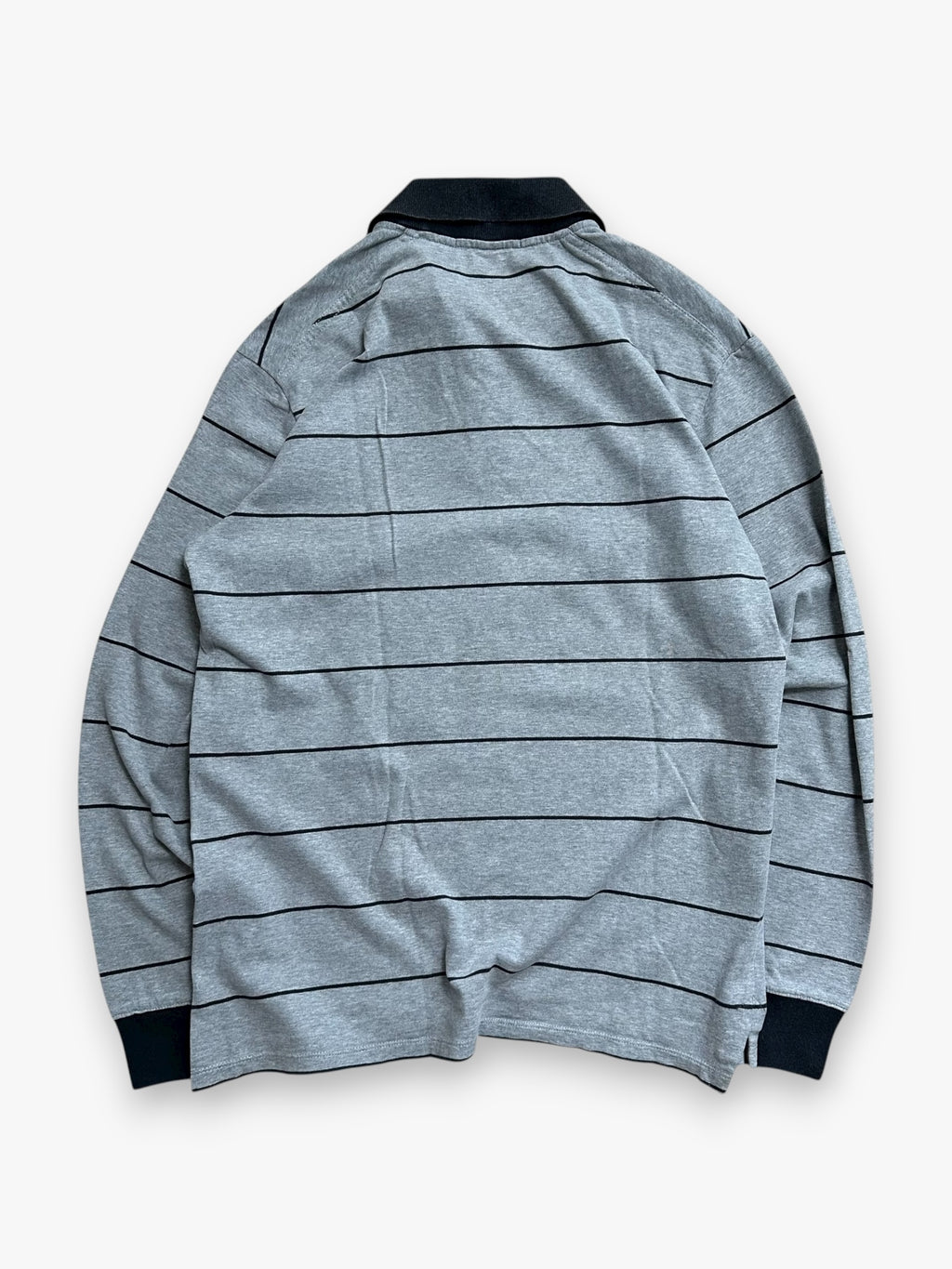 Polo Longsleeve Stone Island Denims Striped Grey AW07