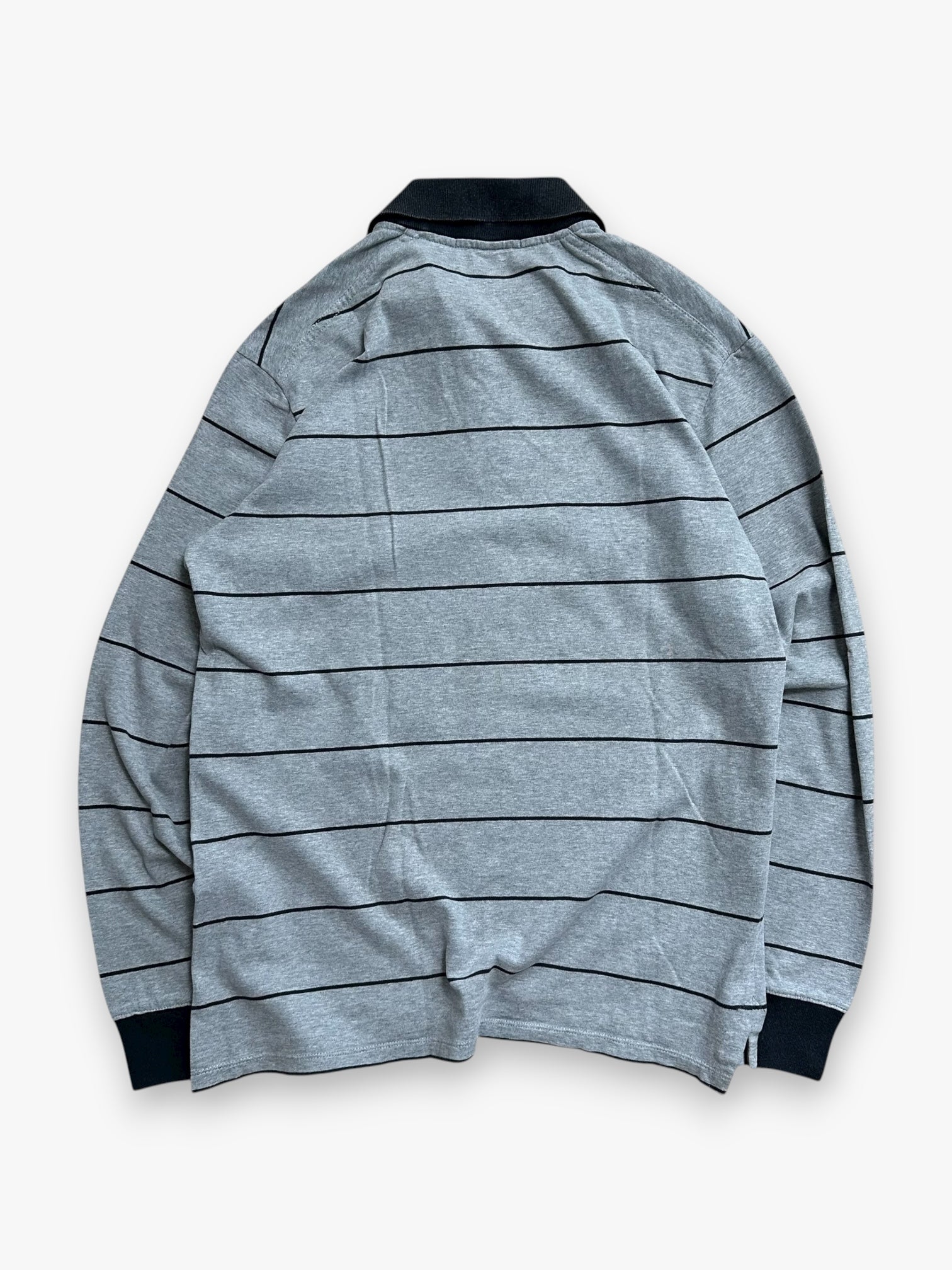 Polo Longsleeve Stone Island Denims Striped Grey AW07