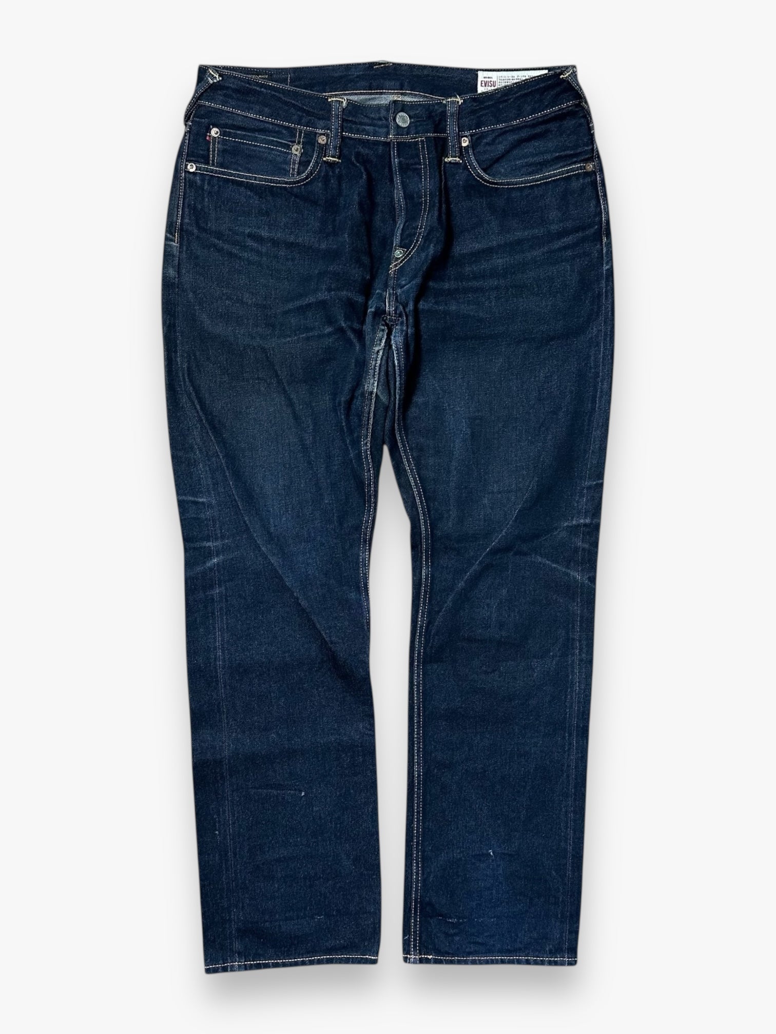 Jeans Evisu Daicock embroidery Lot 2008 Multicolor