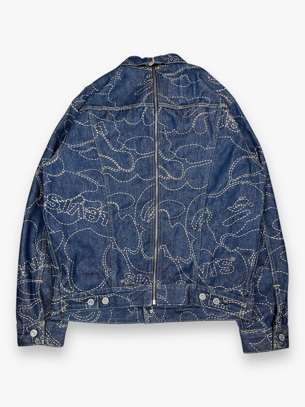 BAPE Levi’s Zip Denim Jacket Indigo SS21