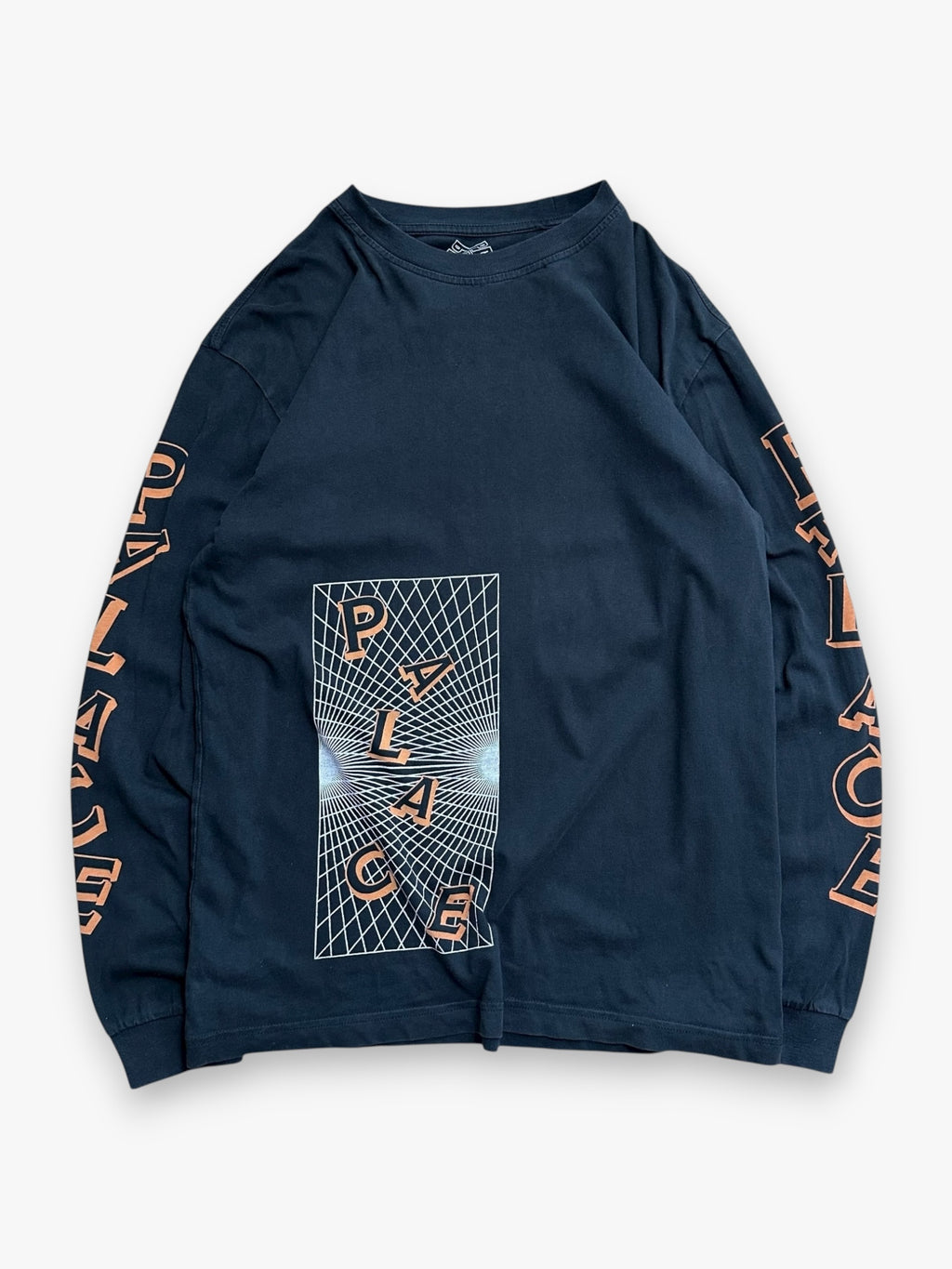 Tee Longsleeve Palace Geometry Black Orange