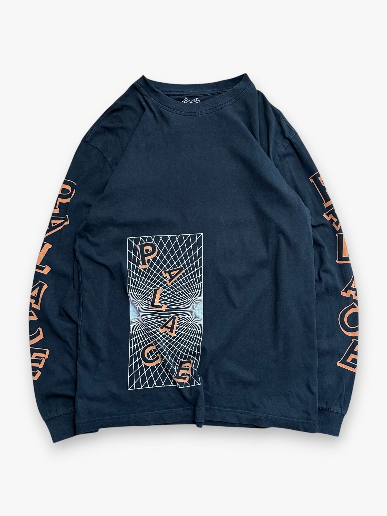 Tee Longsleeve Palace Geometry Black Orange