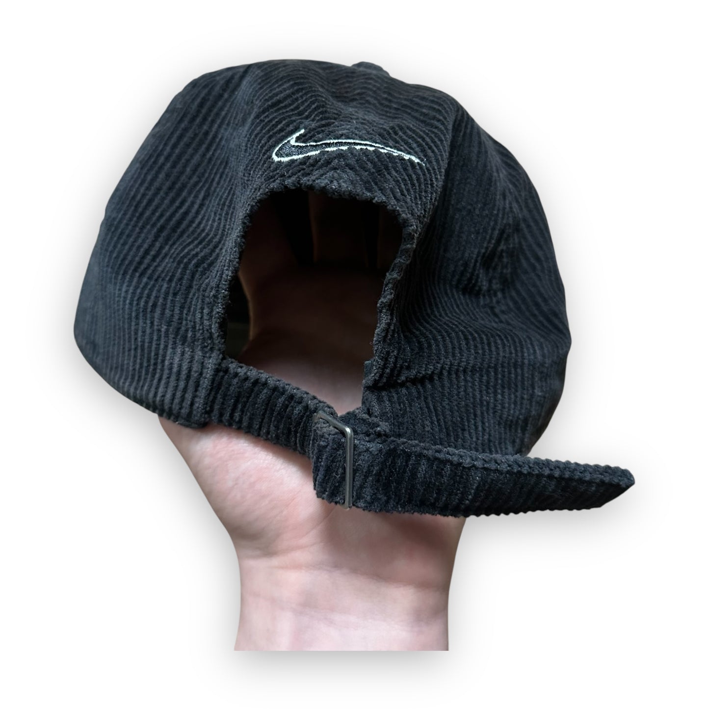 Cap Supreme Nike Arc Corduroy 6-Panel Black SS22