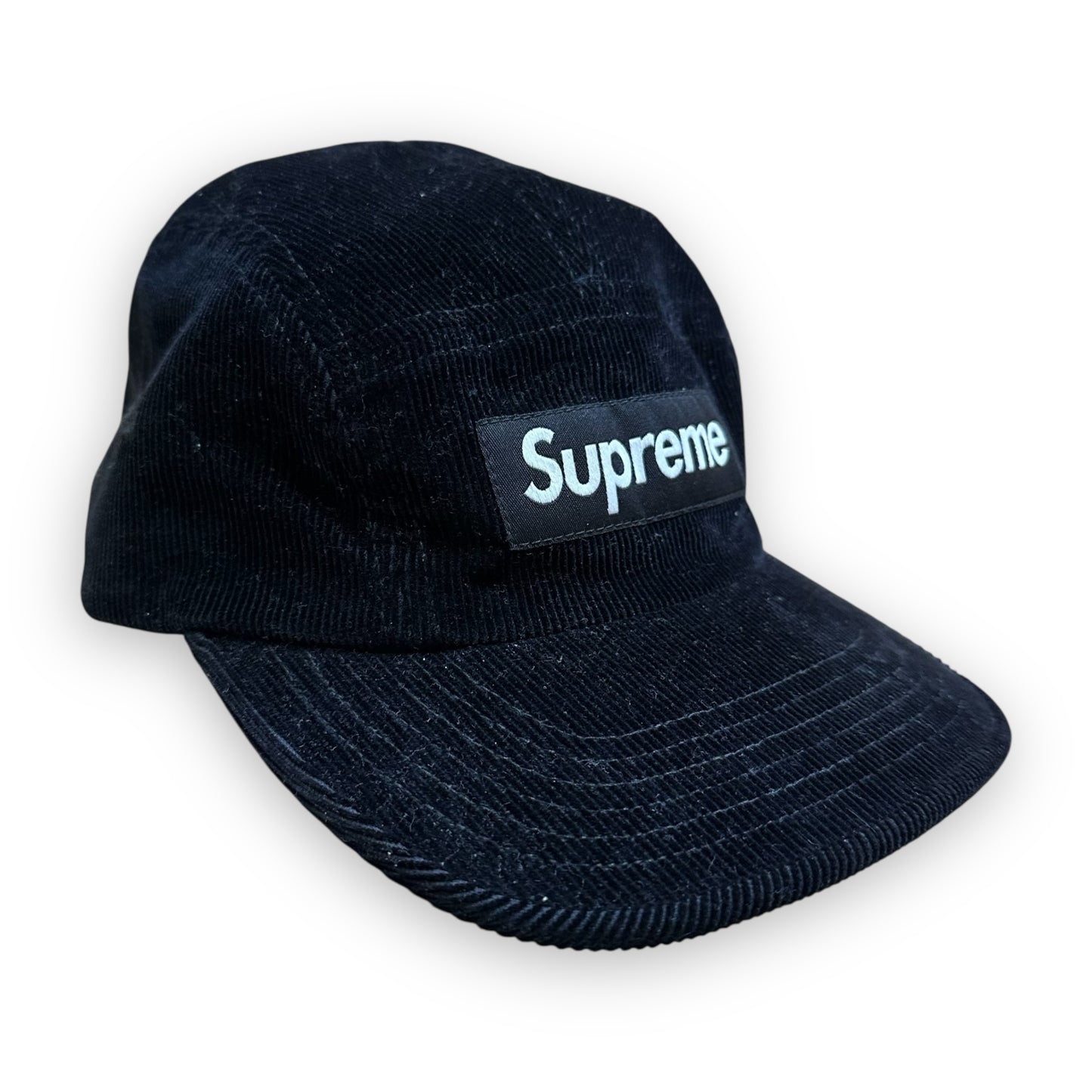 Cap Supreme Corduroy Camp Black