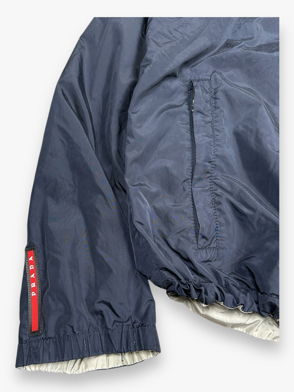 Jacket Prada Sport Reversible Navy Beige AW14