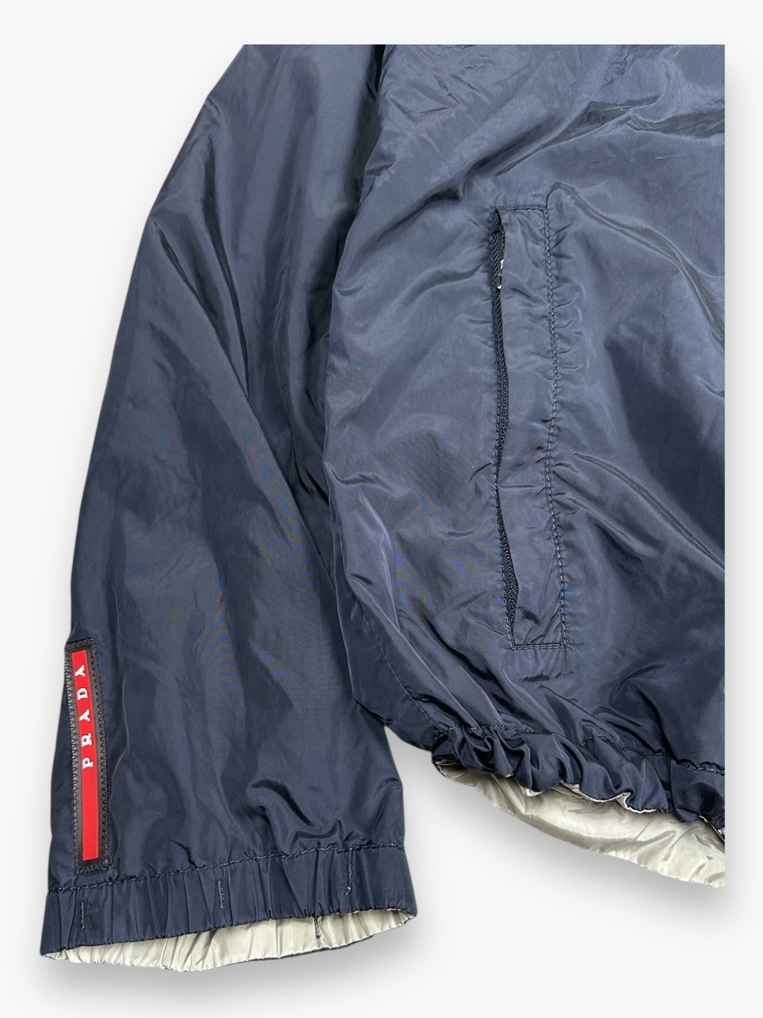 Jacket Prada Sport Reversible Navy Beige AW14