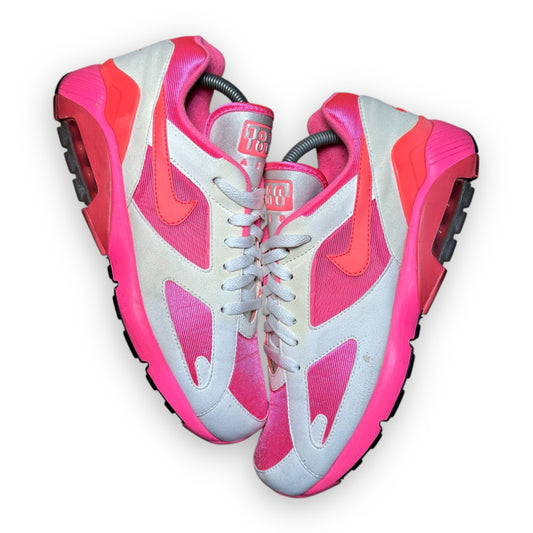 EU43 - US9.5 - UK8.5 • Air Max 180 Comme des Garcons White Pink