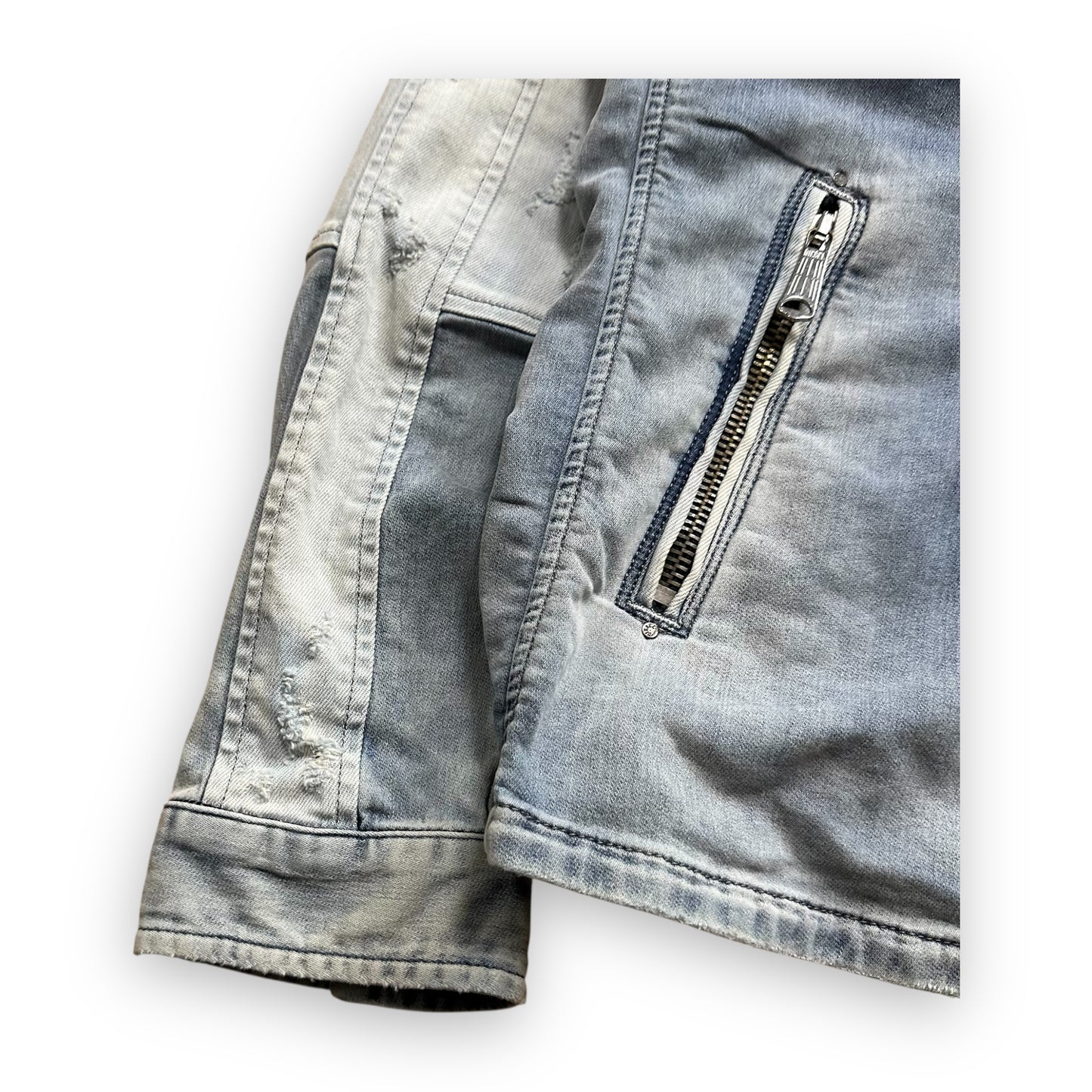 Jacket Diesel Denim Pattern Light Blue vintage (L)