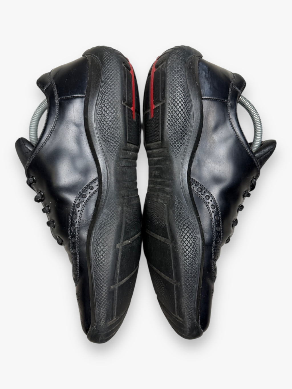Prada America's Cup Hybrid Loafers Leather Black