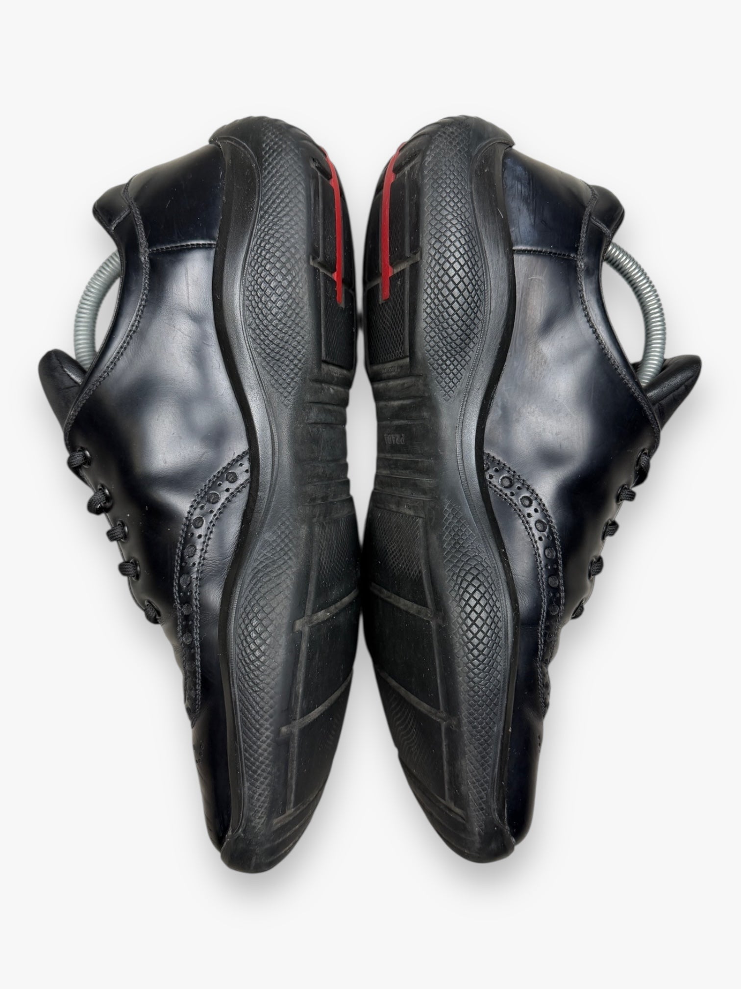 Prada America’s Cup Hybrid Loafers Leather Black