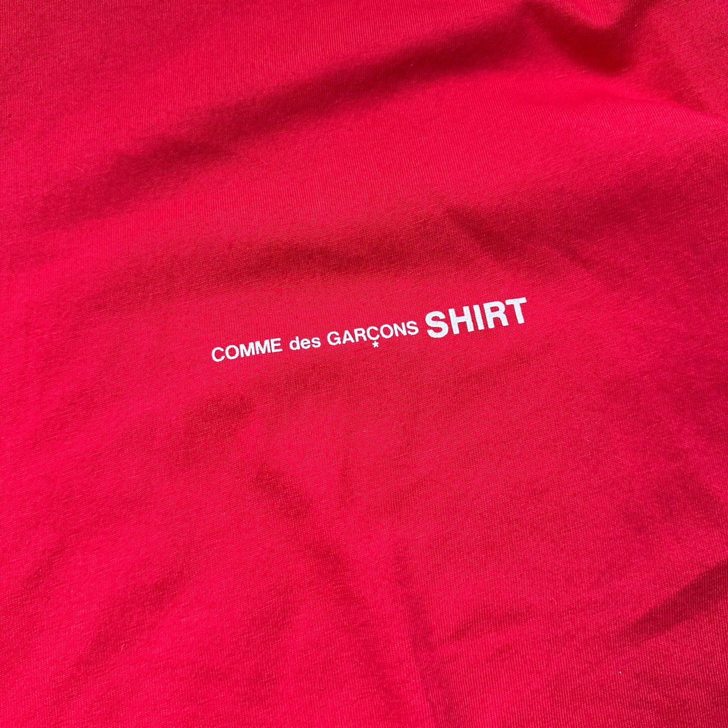 Tee Comme des Garcons SHIRT Oversized Red (XXL)