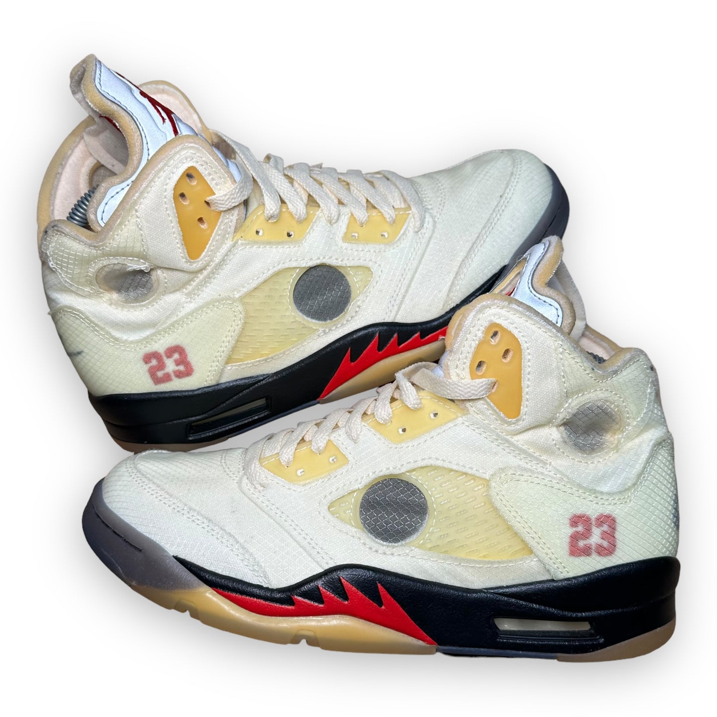 EU41 - US8 - UK7 • Jordan 5 Retro OFF-WHITE Sail