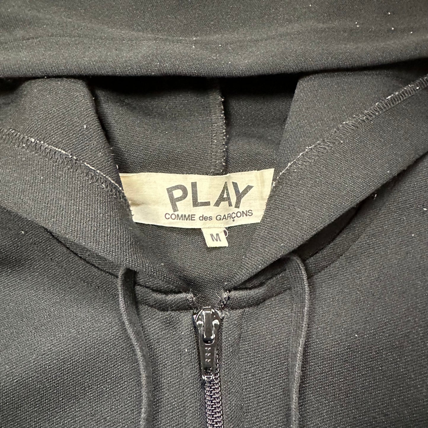 Sweatshirt Hoodie Zip CDG Play Black (S)