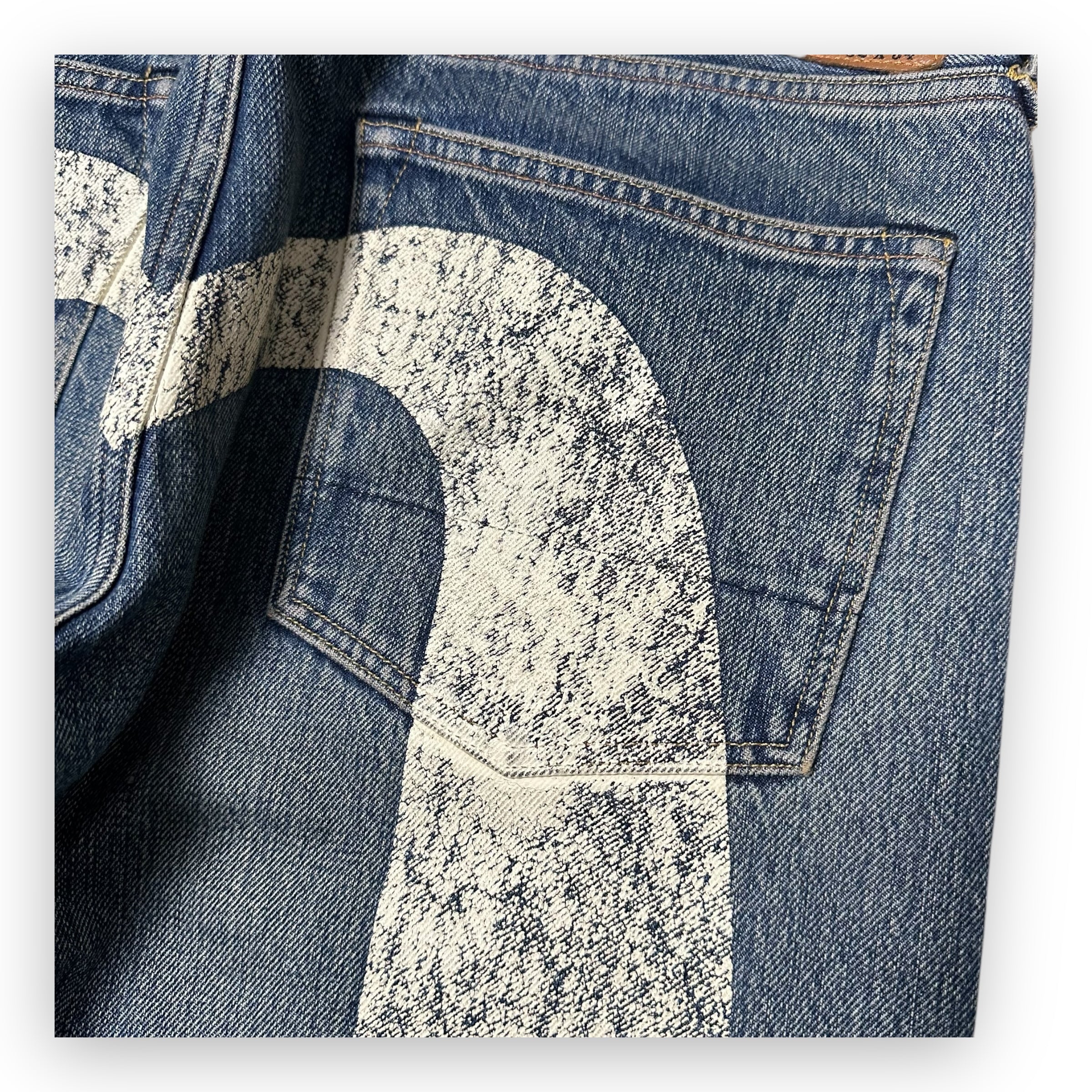 Jeans Evisu Daicock Lot 2008 White