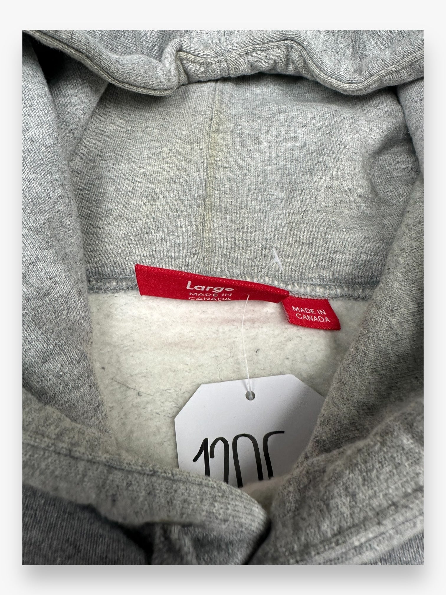 Sweatshirt Hoodie Supreme 1-800 Grey FW19
