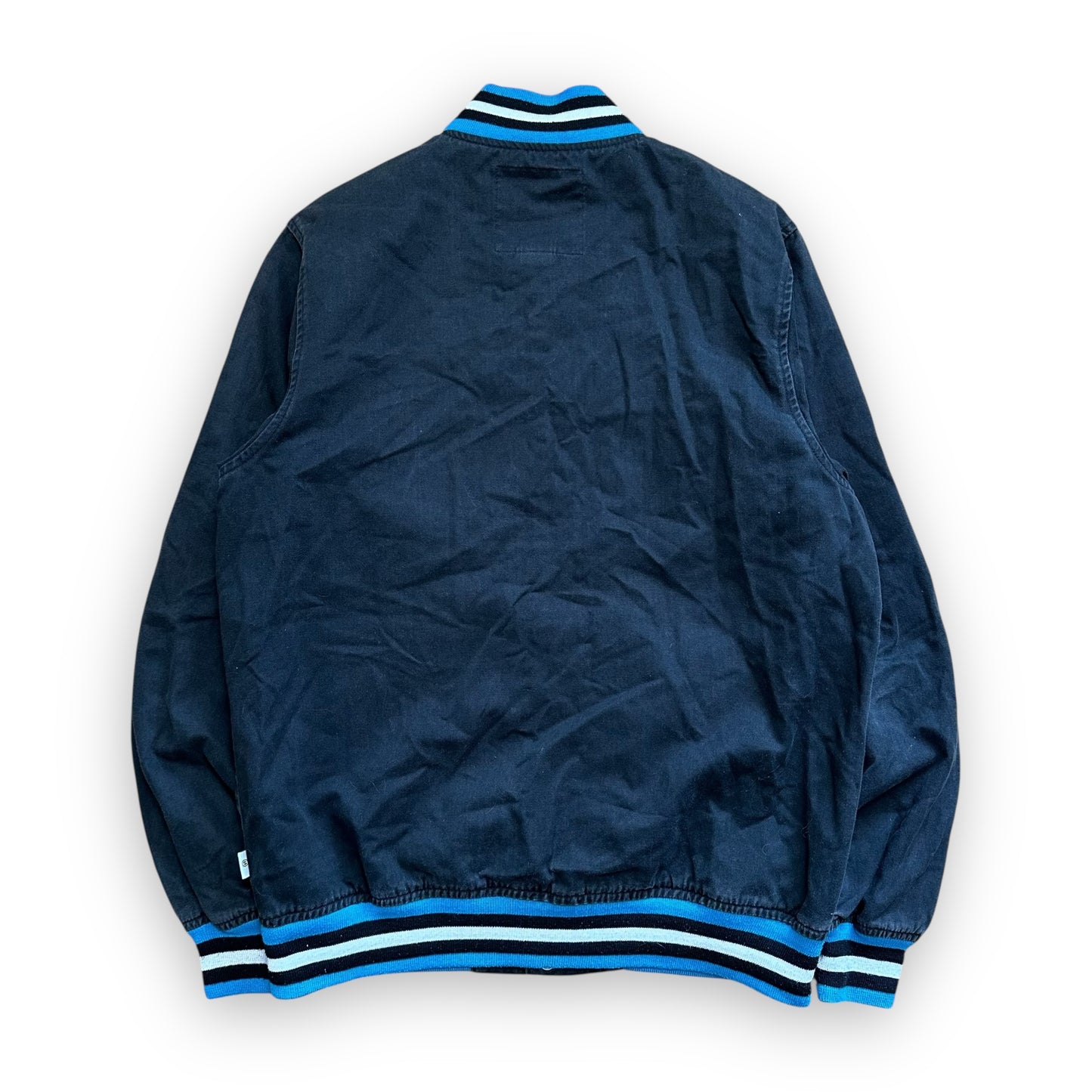 Jacket Stussy Bomber University Black Blue vintage (M)