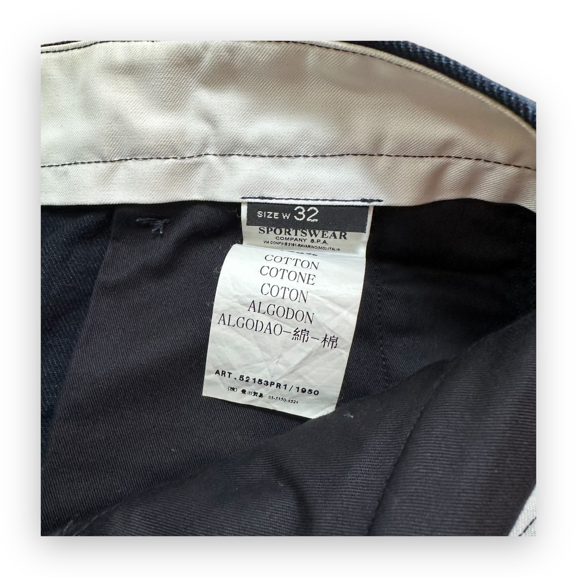 Jeans Stone Island Embroidery Brut SS10