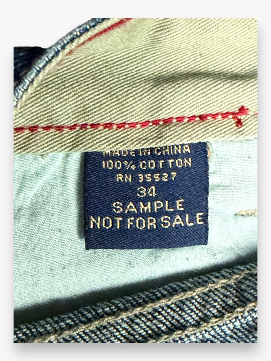 Marithe + Francois Girbaud SAMPLE Bootcut Jeans Faded Blue