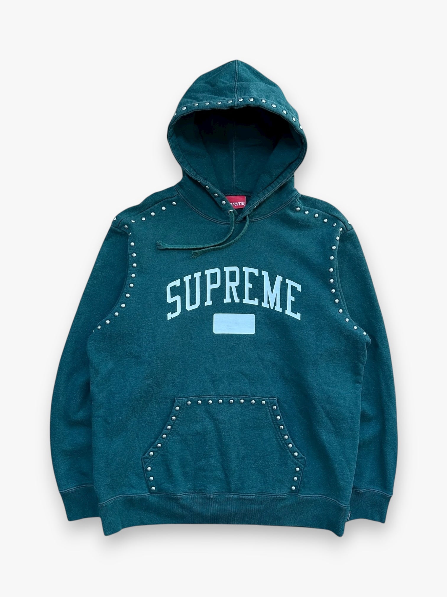 Sweatshirt Hoodie Supreme Studded Dark Green FW18