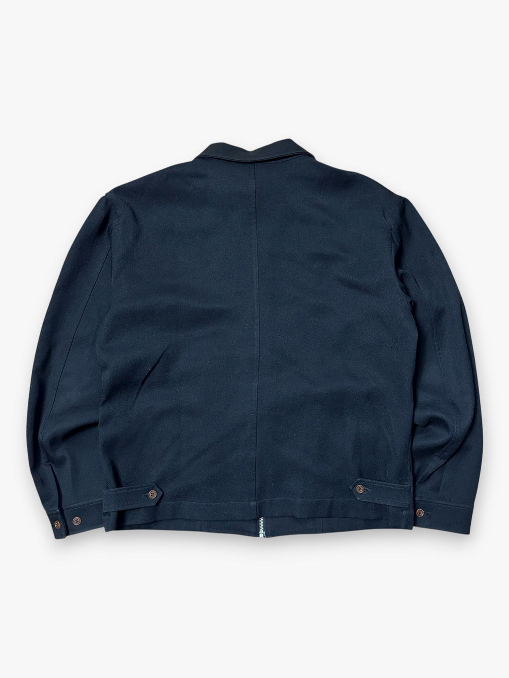 Jacket Comme des Garcons Homme Plus Garment Treated Layered Zip Black SS19