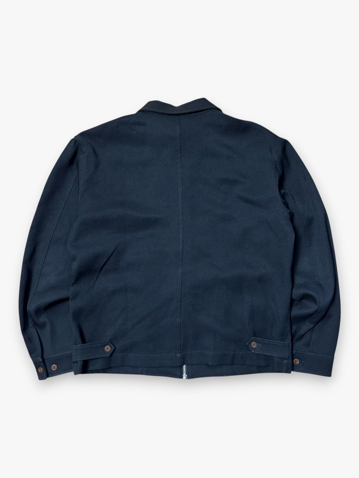 Jacket Comme des Garcons Homme Plus Garment Treated Layered Zip Black SS19