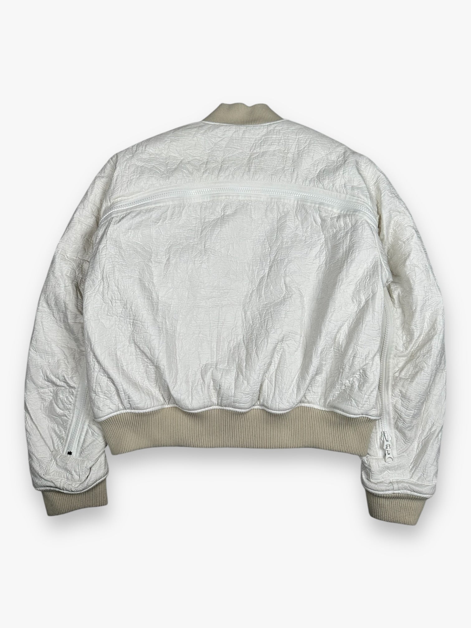 Jacket Dries Van Noten Bomber Zip Vellow White