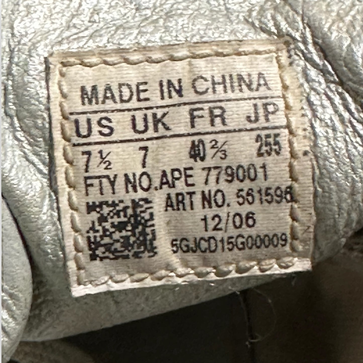 EU40.5 - US7.5 - UK6.5 • adidas Y-3 Silver (2006)