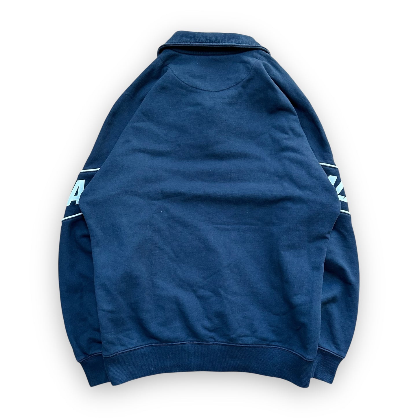 Sweatshirt Half Zip Palace Pipe Drop Shoulder Funnel Navy FW21 (M)