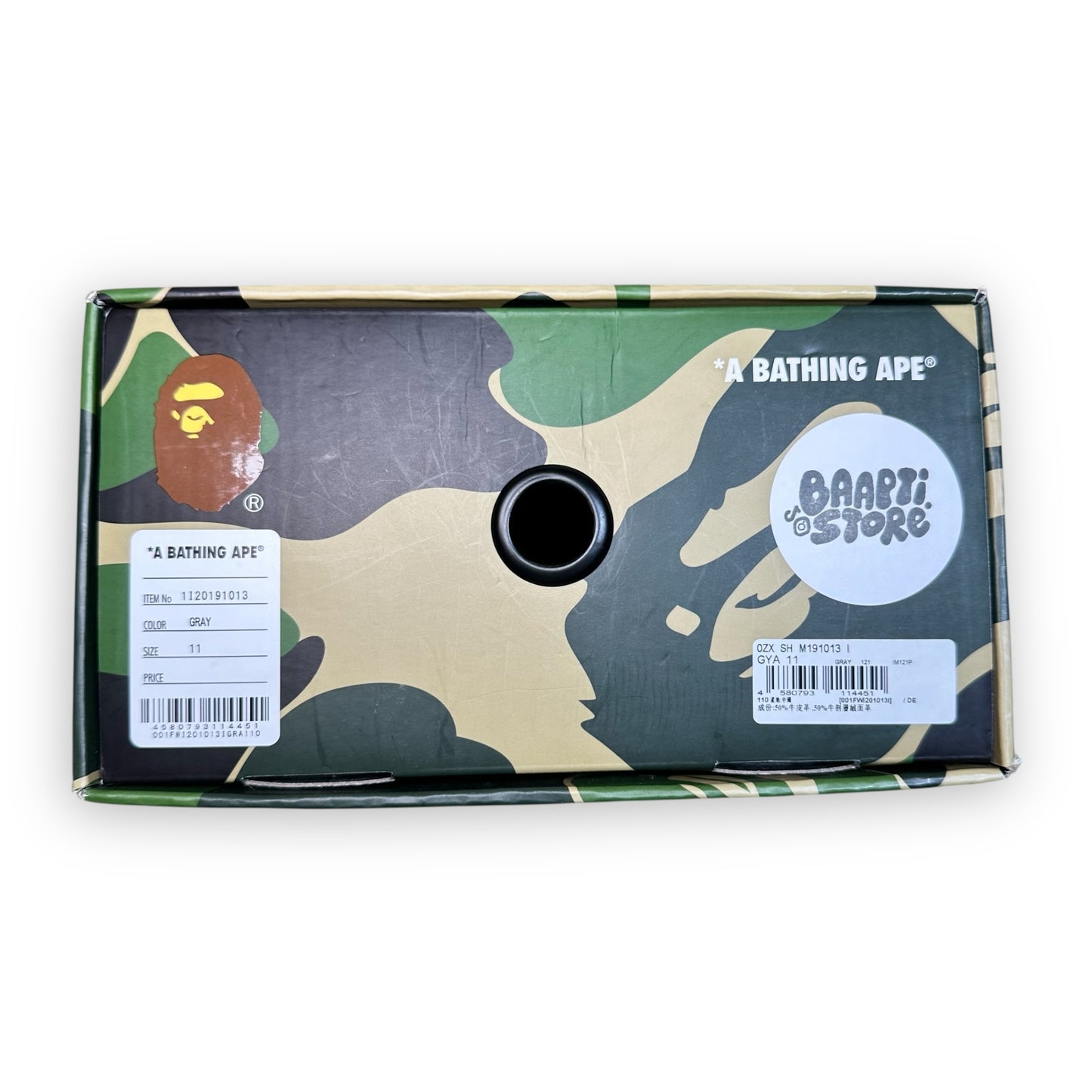 EU45 - US11 - UK10 • Bape Road Sta Pastel Grey