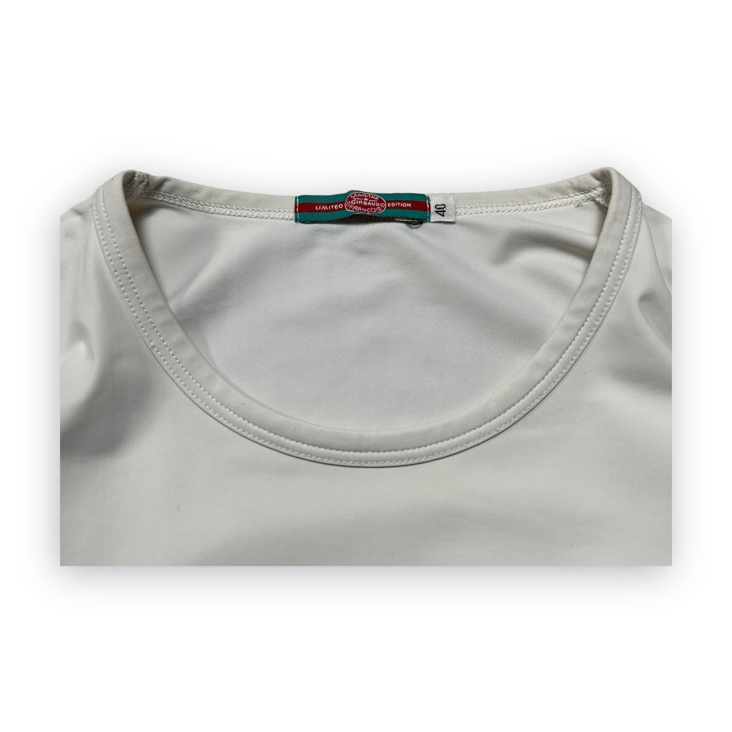 Tee Longsleeve MFG Marithe Francois Girbaud Striped White (S)